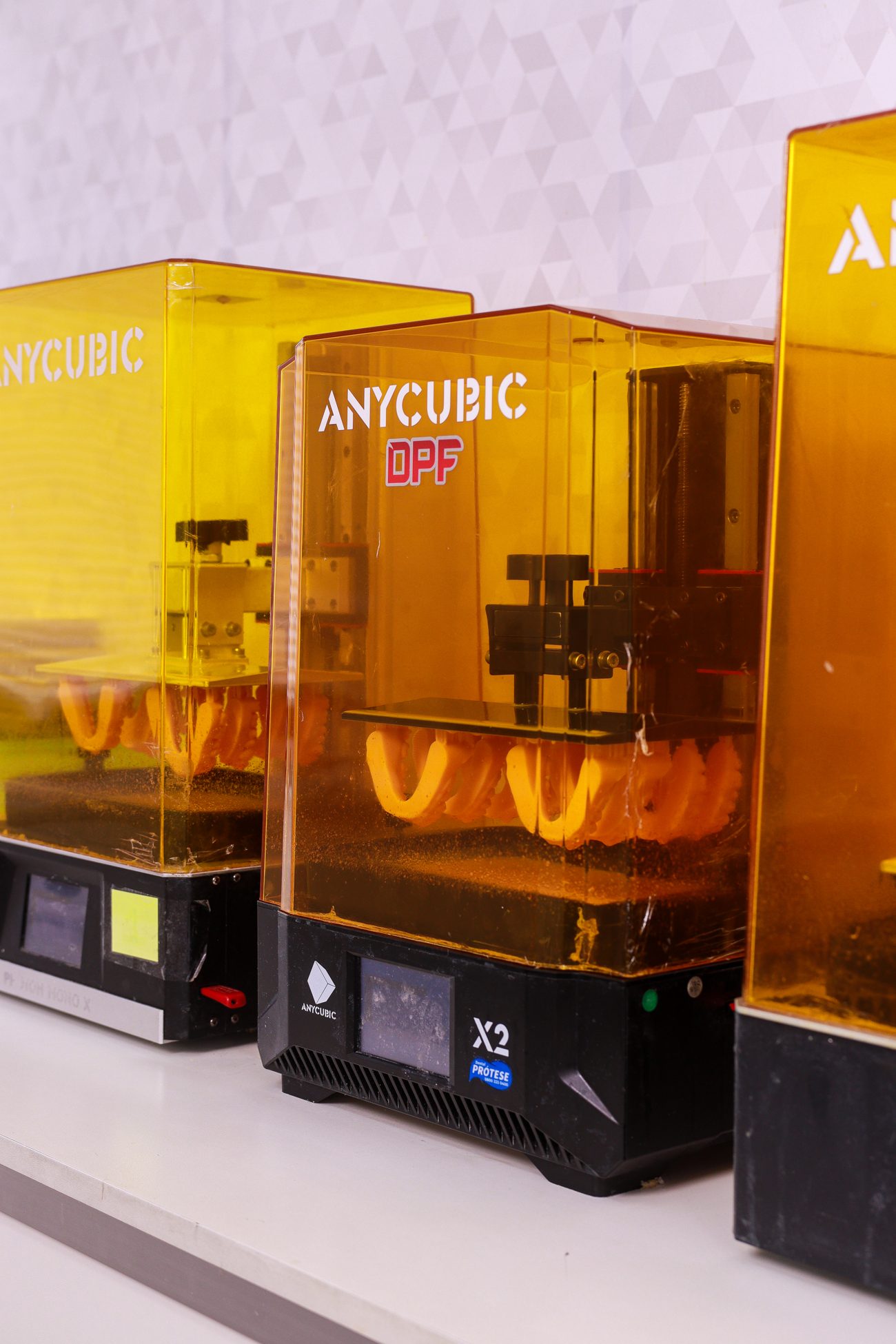 Laboratório digital com impressoras 3D